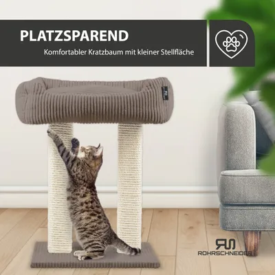 Rohrschneider Kratzbaum mit gemütlichem Sofa