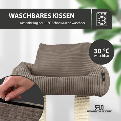 Rohrschneider Kratzbaum mit gemütlichem Sofa