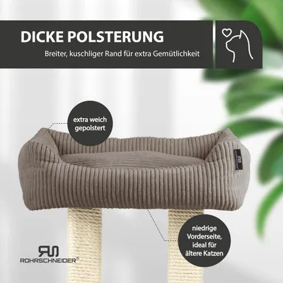 Rohrschneider Kratzbaum mit gemütlichem Sofa