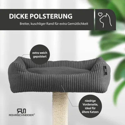 Rohrschneider Kratzbaum mit gemütlichem Sofa