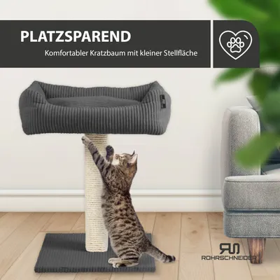 Rohrschneider Kratzbaum mit gemütlichem Sofa