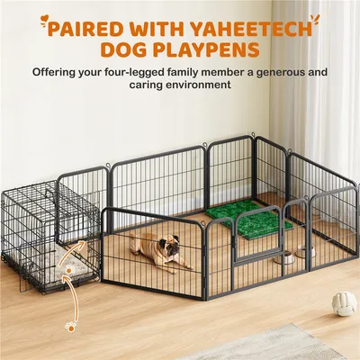 Yaheetech Cage pour Chien Intérieur et Extérieur