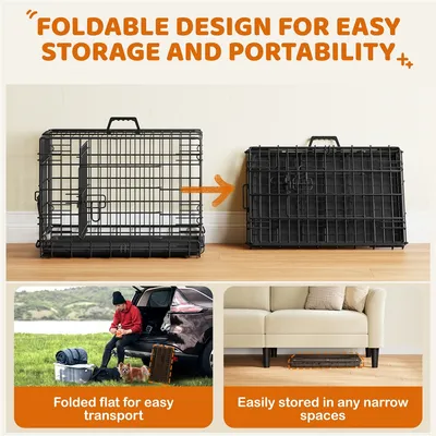 Yaheetech Cage pour Chien Intérieur et Extérieur