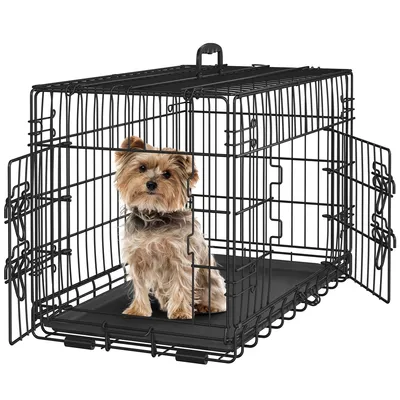 Cage Pour Chien Pliable En Fils Métalliques 76× 44× 50 Noir