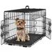 Hundekäfig Metall Hundebox Transportkäfig Auto Transportbox faltbar