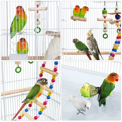 Vogelkäfig mit Ständer Vogelbauer Vogelvoliere Vogelhaus Papagei Käfig