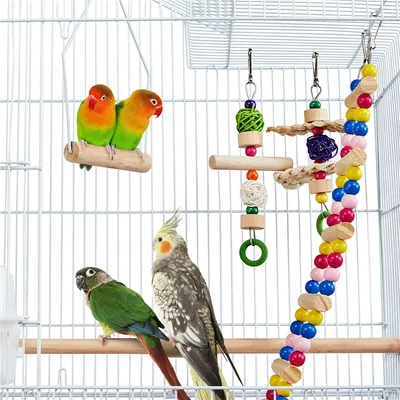 Vogelkäfig mit Ständer Vogelbauer Vogelvoliere Vogelhaus Papagei Käfig