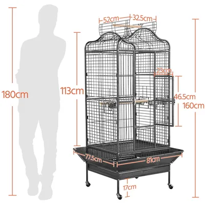 Yaheetech Cage à Oiseaux Sûr et Protégé Yaheetech Cage à Oiseaux Sûr et Protégé