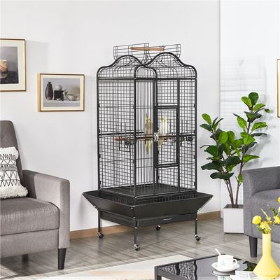 Cage Oiseaux Grande Voliere Interieur Cage Perroquet Avec Roulettes