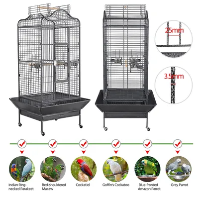 Yaheetech Cage à Oiseaux Sûr et Protégé Yaheetech Cage à Oiseaux Sûr et Protégé