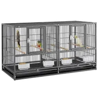 Zuchtkäfig Großer Vogelkäfig Vogelvoliere Papageienkäfig Doppelkäfig