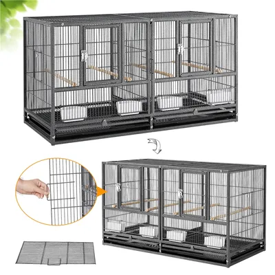 Yaheetech Cage à Oiseaux Double