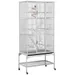 Cage à Oiseaux En Métal Hauteur De 175 Cm Avec Toit Volière