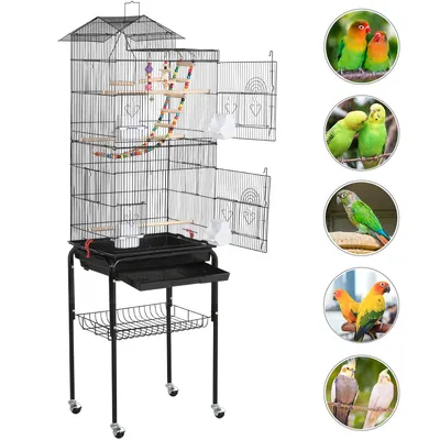 Vogelkäfig Wellensittichkäfig Vogelbauer Vogelvolieren Vogelspielzeug