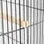 Yaheetech Cage à Oiseaux avec Roulettes Noir