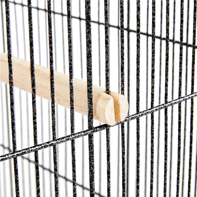Yaheetech Cage à Oiseaux avec Roulettes Noir