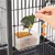 Yaheetech Cage à Oiseaux avec Roulettes Noir