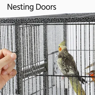 Yaheetech Cage à oiseaux Roulante