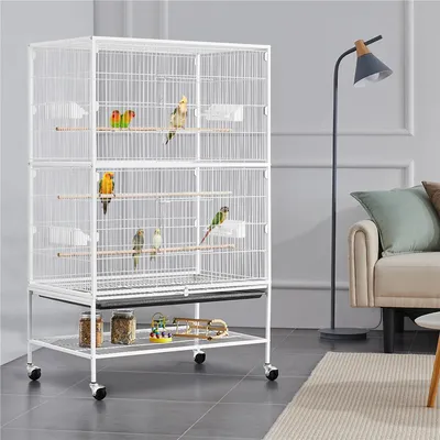 Yaheetech Cage à Oiseaux sur Pied