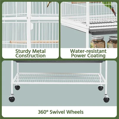 Yaheetech Cage à Oiseaux sur Pied