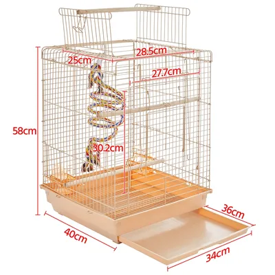 Yaheetech Cage à Oiseaux Décorative en Métal Yaheetech Cage à Oiseaux Décorative en Métal