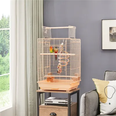 Yaheetech Cage à Oiseaux Décorative en Métal