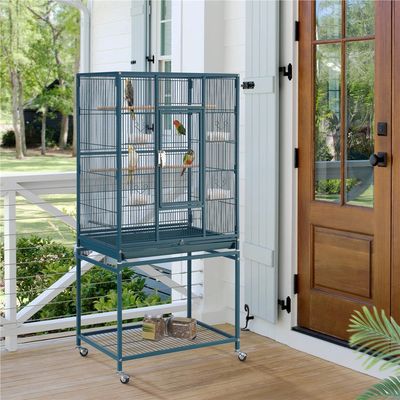 Yaheetech Grande Cage à Oiseaux Roulante