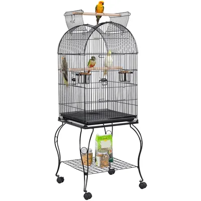 Yaheetech Cage à Oiseaux sur Roulettes Yaheetech Cage à Oiseaux sur Roulettes