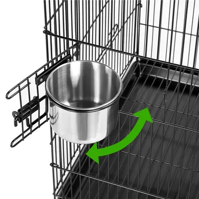 Yaheetech Cage à Oiseaux sur Roulettes Yaheetech Cage à Oiseaux sur Roulettes