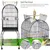 Yaheetech Cage à Oiseaux sur Roulettes Yaheetech Cage à Oiseaux sur Roulettes