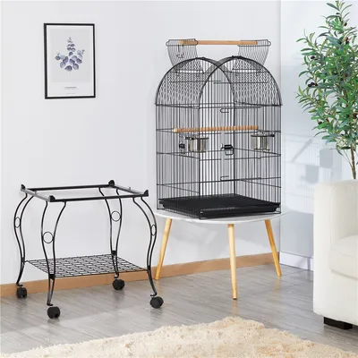 Yaheetech Cage à Oiseaux sur Roulettes