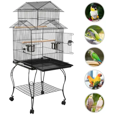 Vogelkäfig wellensittich Vogelvoliere Vogelbauer Vogelhaus mit Sitzstangen