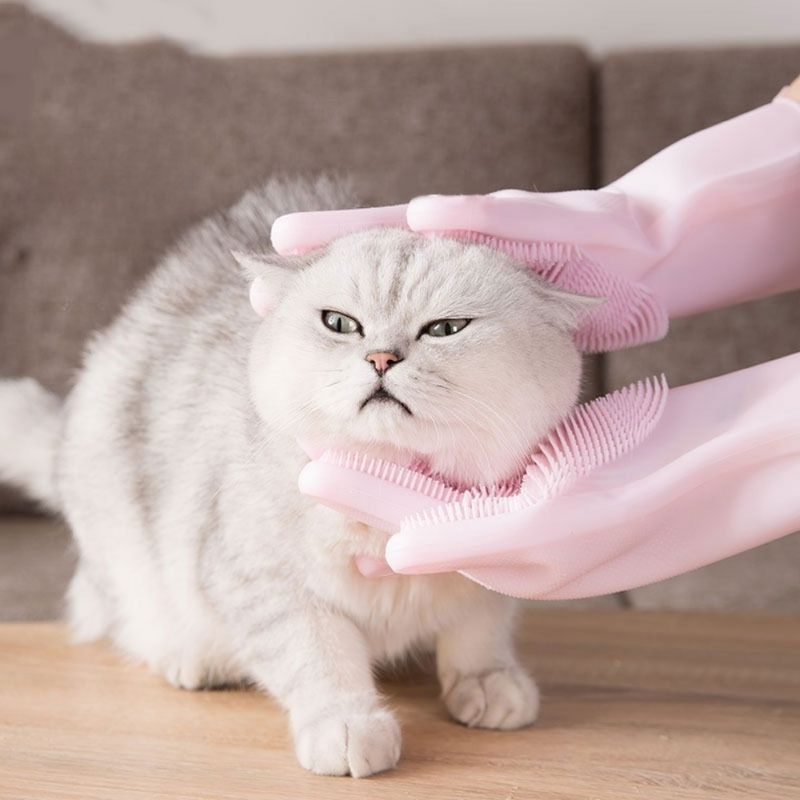 CoolPetGear Gants de massage et de bain