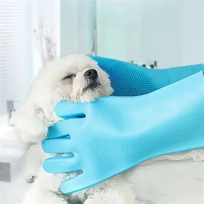 CoolPetGear Gants de massage et de bain