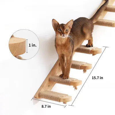 MCBOSON  Plateforme en sisal pour chat