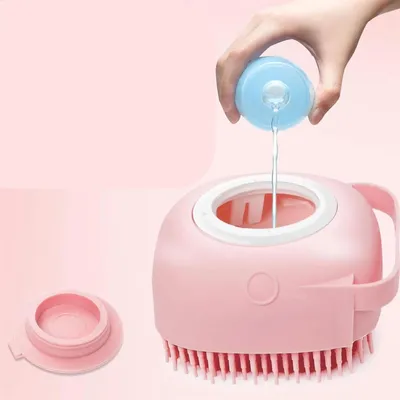 CoolPetGear Brosse de douche en silicone pour chat et chien