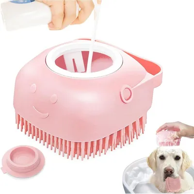 CoolPetGear Brosse de douche en silicone pour chat et chien
