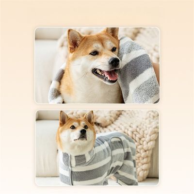CoolPetGear Serviette de laine de corail pour chien