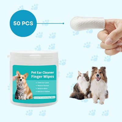 Lingettes nettoyantes pour les oreilles de chien et chat