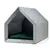 Pethome niche orthopédique pour chien gris clair avec vert foncé Pethome niche orthopédique pour chien gris clair avec vert foncé
