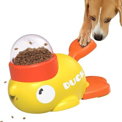 IntiMeg Jouet de nourrissage canin en canard jaune