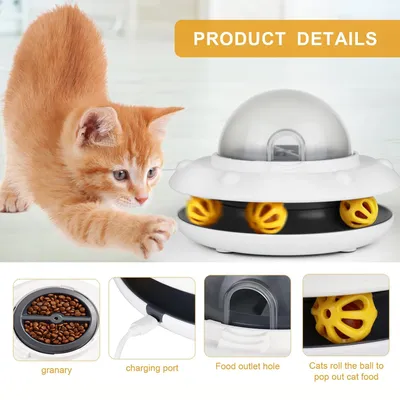 CoolPetGear Distributeur alimentaire interactif pour chats