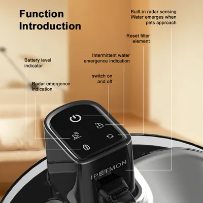 CoolPetGear Fontaine d'eau pour chats et chiens