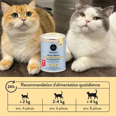 PUJA 3x friandises pour chats pour renforcer le système immunitaire