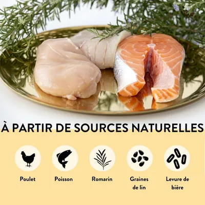 PUJA 3x Friandises pour chat pour une peau saine et un pelage brillant