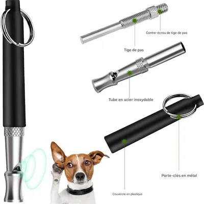 MCBOSON 2 sifflets de dressage pour chien