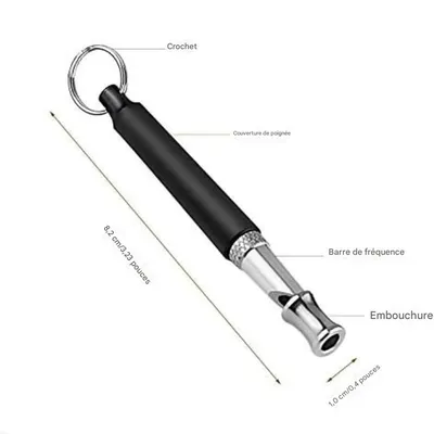 MCBOSON 2 sifflets de dressage pour chien