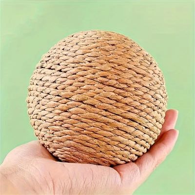 MCBOSON Balle jouet en sisal pour chats