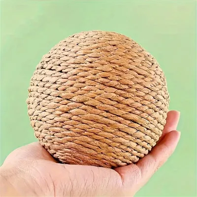 MCBOSON Balle jouet en sisal pour chats