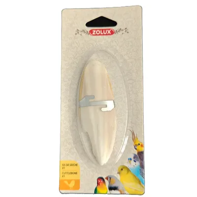 zolux - Os de seiche  11.5 cm avec support pour oiseaux